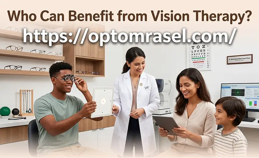 Benefit from vision therapy